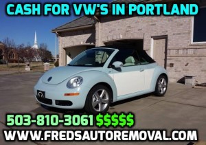 cash for volkswagen Portland sell my VW Portland we buy volkswagen Portland VW Auto Buyer