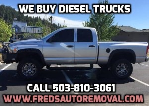 We Buy Diesel Trucks Portland Sell My diesel Truck Portland Cash for Diesel Trucks Portland